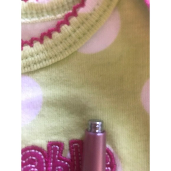 Girl's Size 9 M 6-9 Months Two Piece Carter's  Green Adorable Top & Leggings - Picture 7 of 8